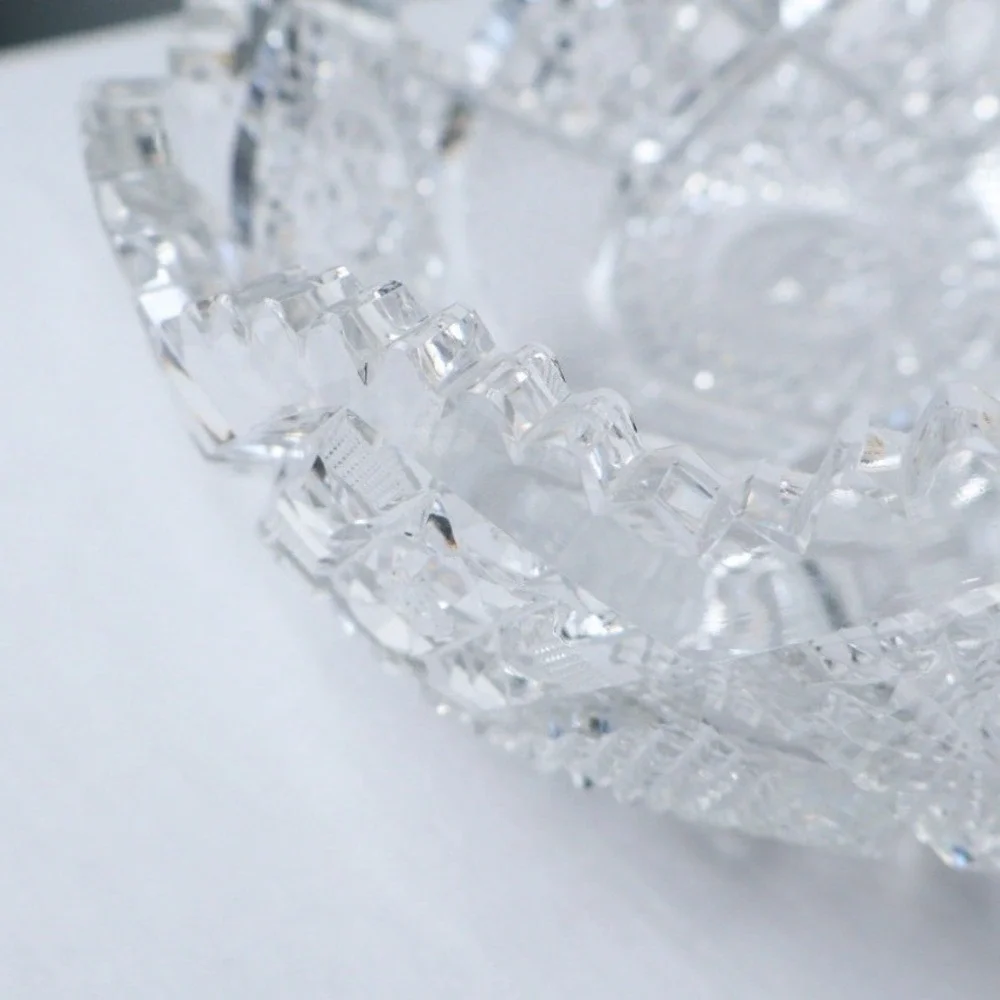 Antique American Brilliant Period Cut Glass Bowl 9